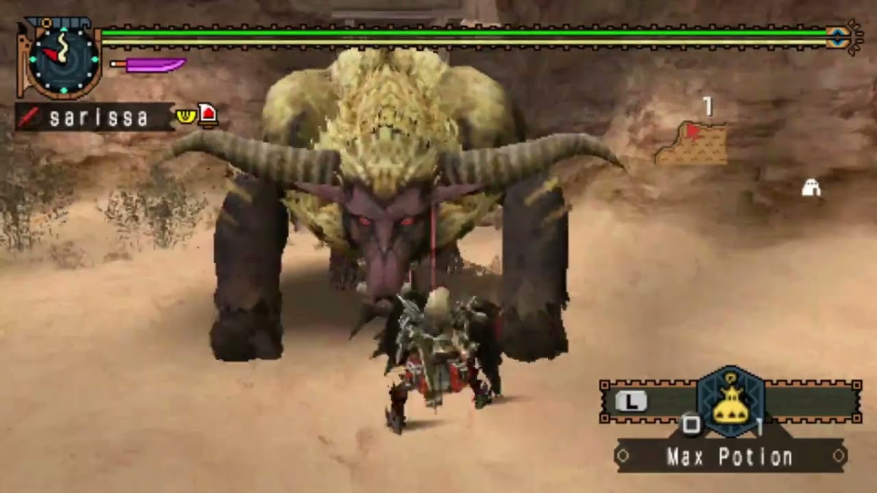 [MHFU]  JUMP Rajang vs Lance - 7:36  [TA]