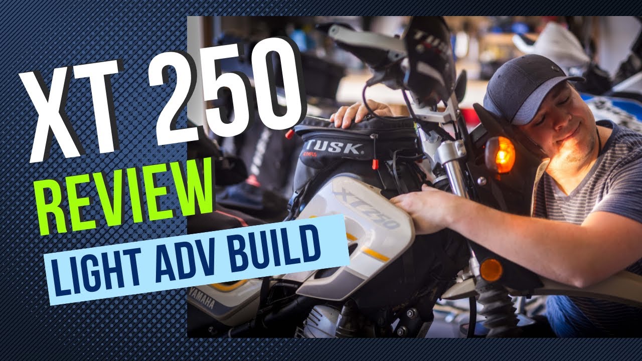 Yamaha XT250 Comprehensive Review and Light ADV build - best bike for BDR and moto camping?