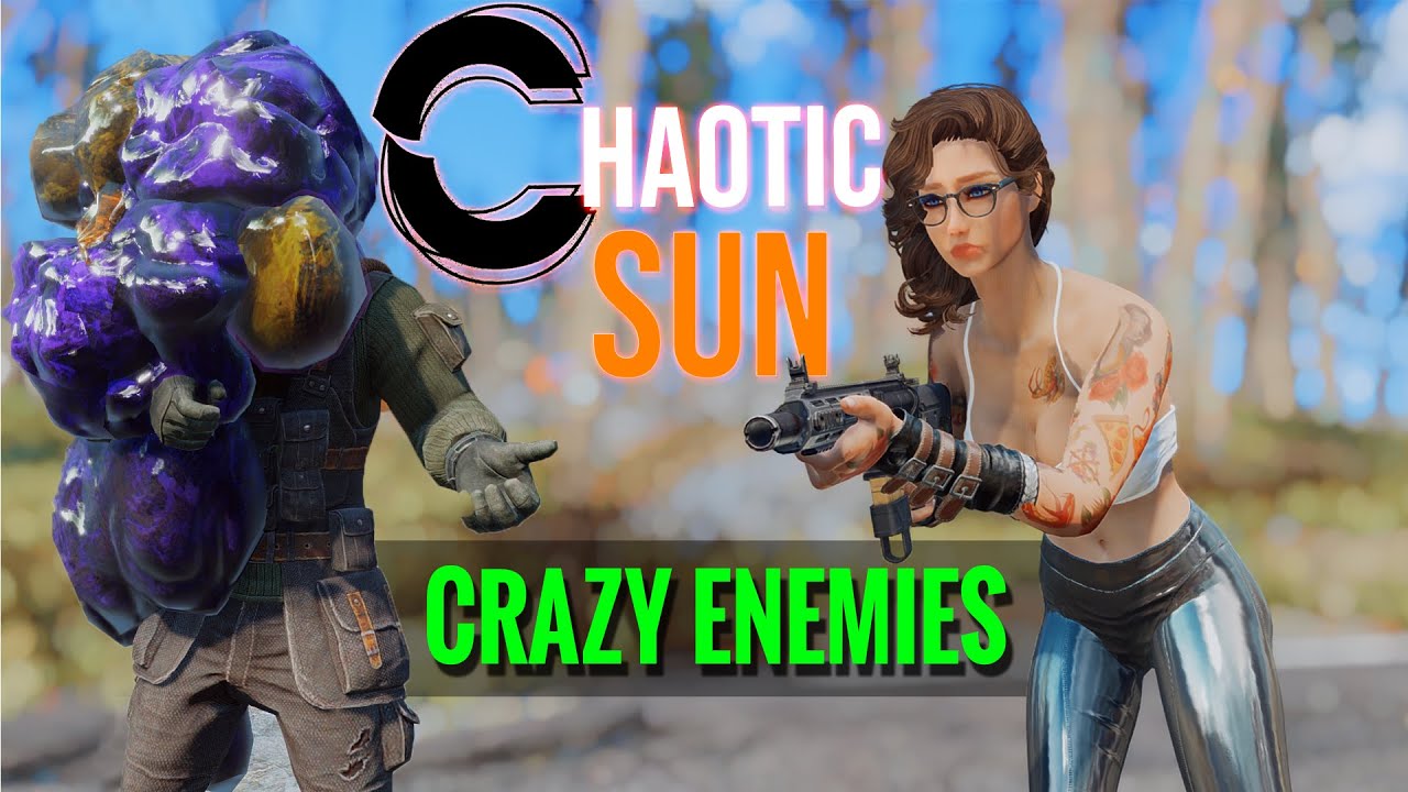 Fallout 4: Chaotic Sun - New Powerful Bosses and Areas - GREAT COMBAT + Exploration