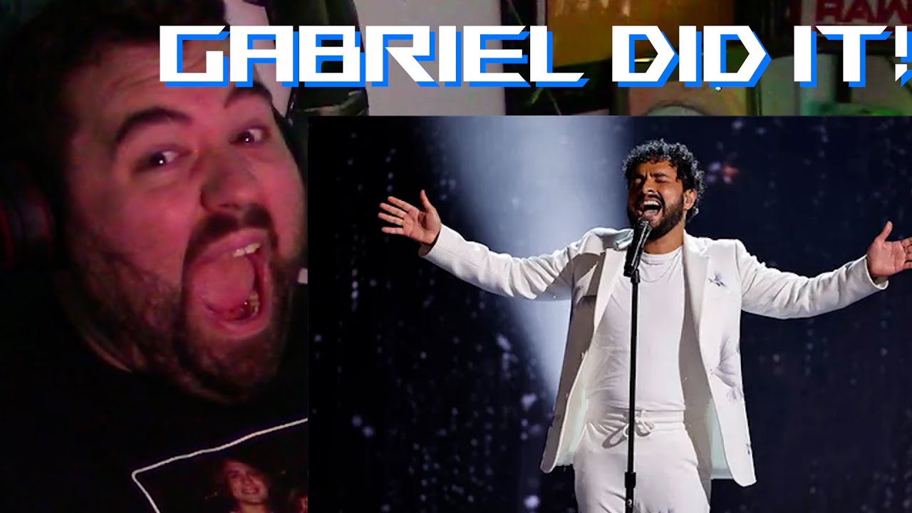 Singer reaction to GABRIEL HENRIQUE AGT QUALIFERS 2023 - SOMETHING BEAUTIFUL