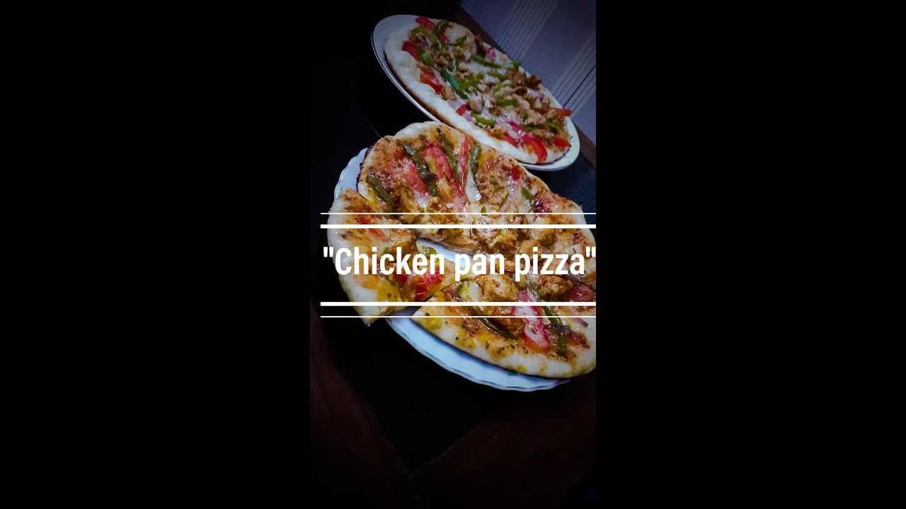 chicken pizza without oven  || Pan pizza || Food Theory