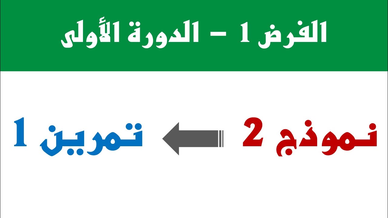 تمرين 1 الفرض 1 الدورة 1 نموذج 2  الجذور المربعة - الثالثة ثانوي إعدادي