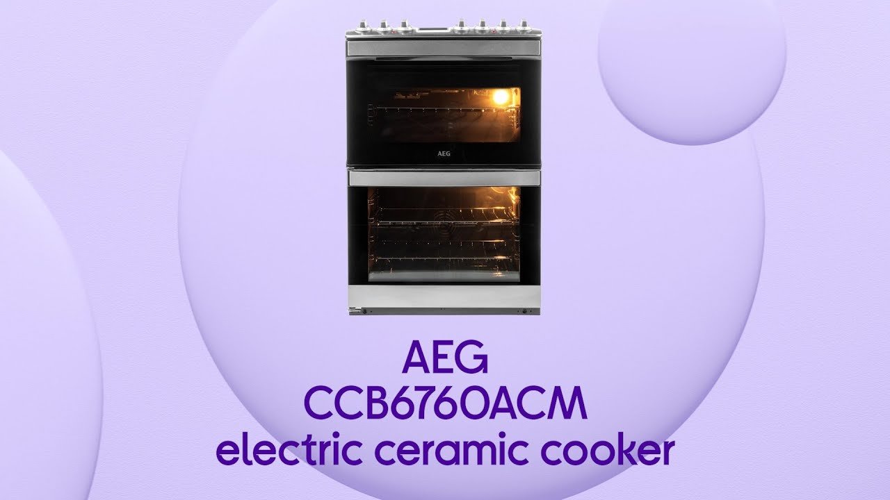 AEG CCB6760ACM 60 cm Electric Ceramic Cooker - Product Overview - Currys PC World