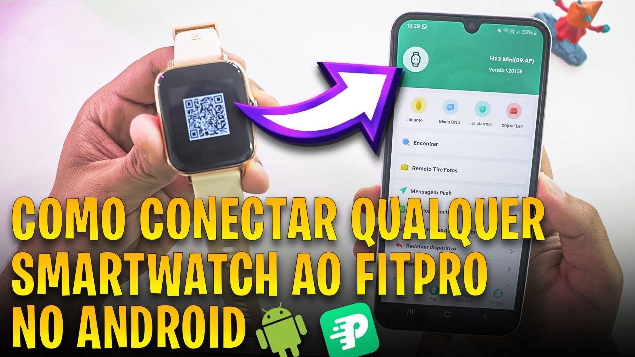 Como Configurar e Conectar Smartwatch ao APP FITPRO no ANDROID! Conectando Smartwatch Simson Lab