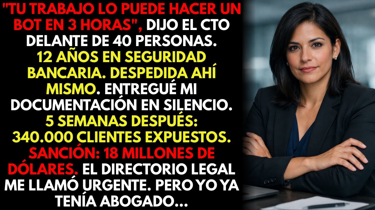 El CTO me humilló delante de 40 personas diciendo que un bot hacía mejor mi trabajo
