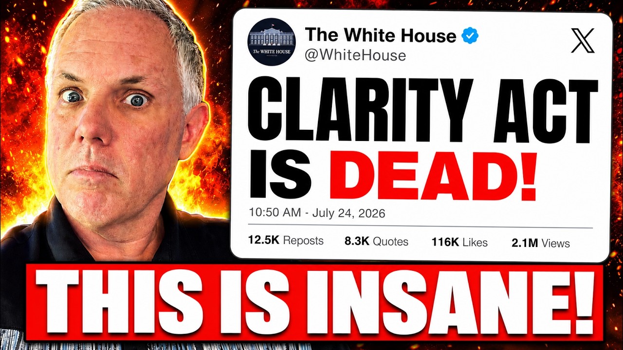 THEY'RE KILLING THE CLARITY ACT? XRP & XLM HOLDERS BEWARE!