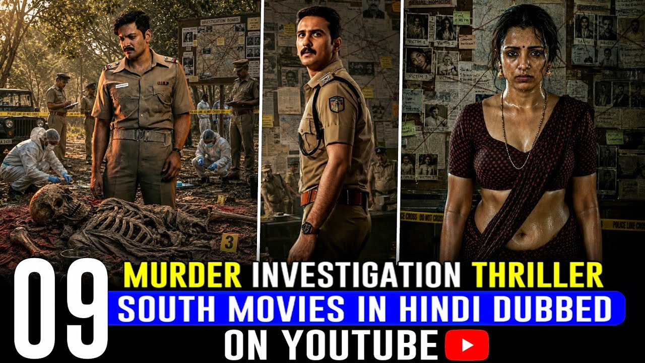 Top 9 Best South Indian Suspense Thriller Movies in Hindi 2026 | South Murder Mystery Movies Hindi