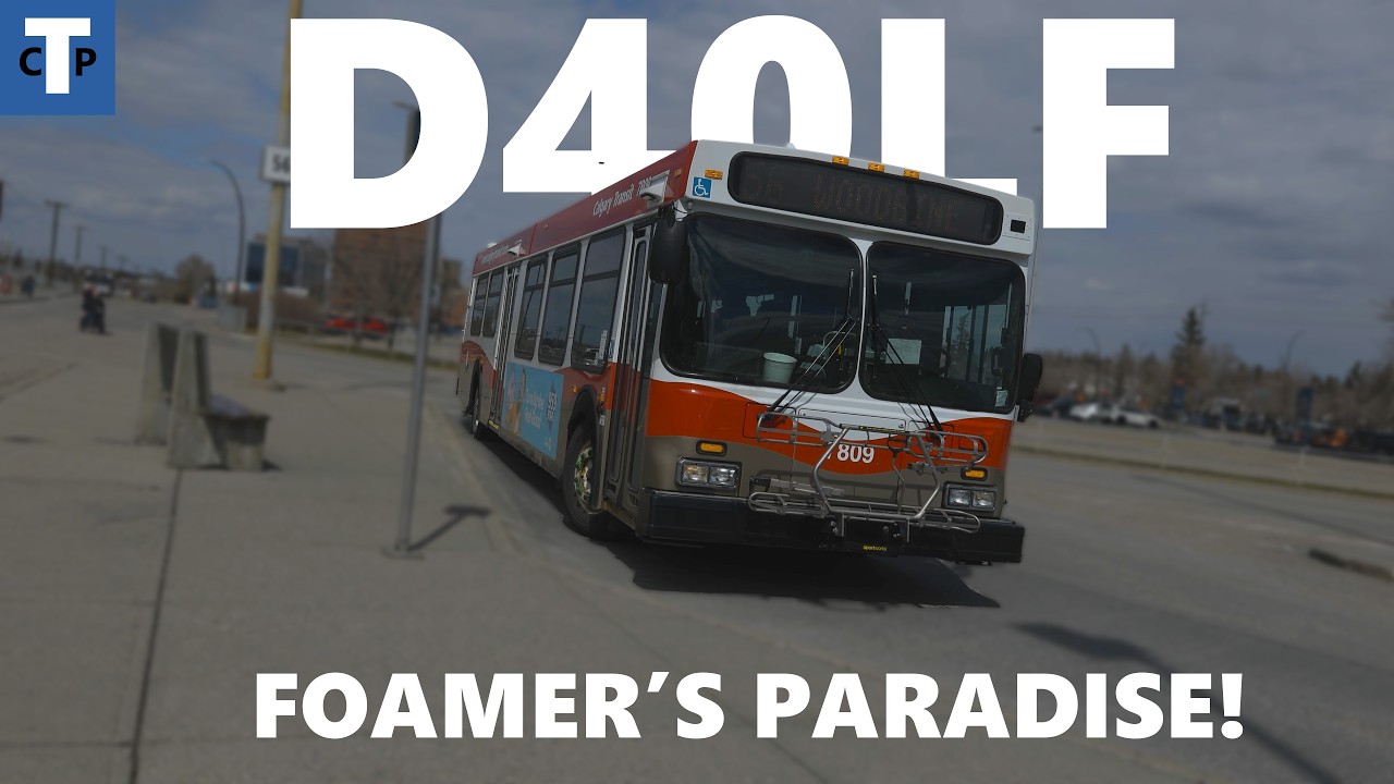 Riding a FLEET of Classic D40LFs in 2025! (Calgary Transit)