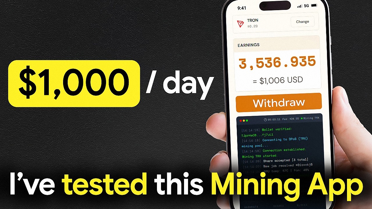 How to Mine Tron (TRX) on IOS / Android in 2026: Free Cloud Mining App Tutorial