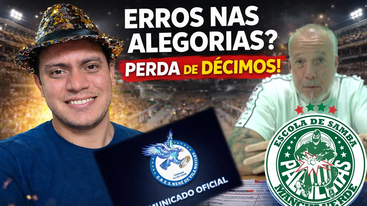 Indignação no Carnaval de SP: erros nas alegorias e perda de décimos