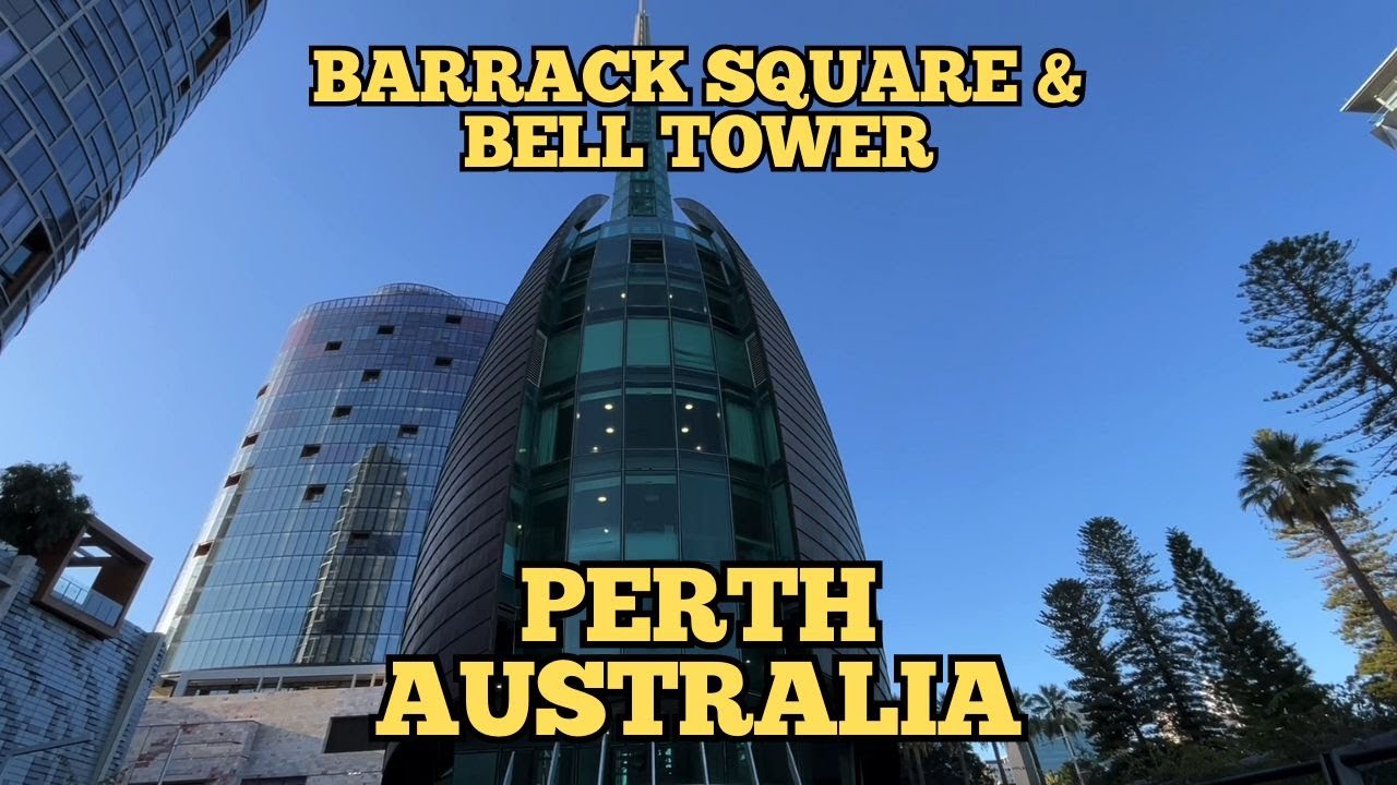 Exploring Perth Australia: City Walking Tour of Barrack Square & Bell Tower