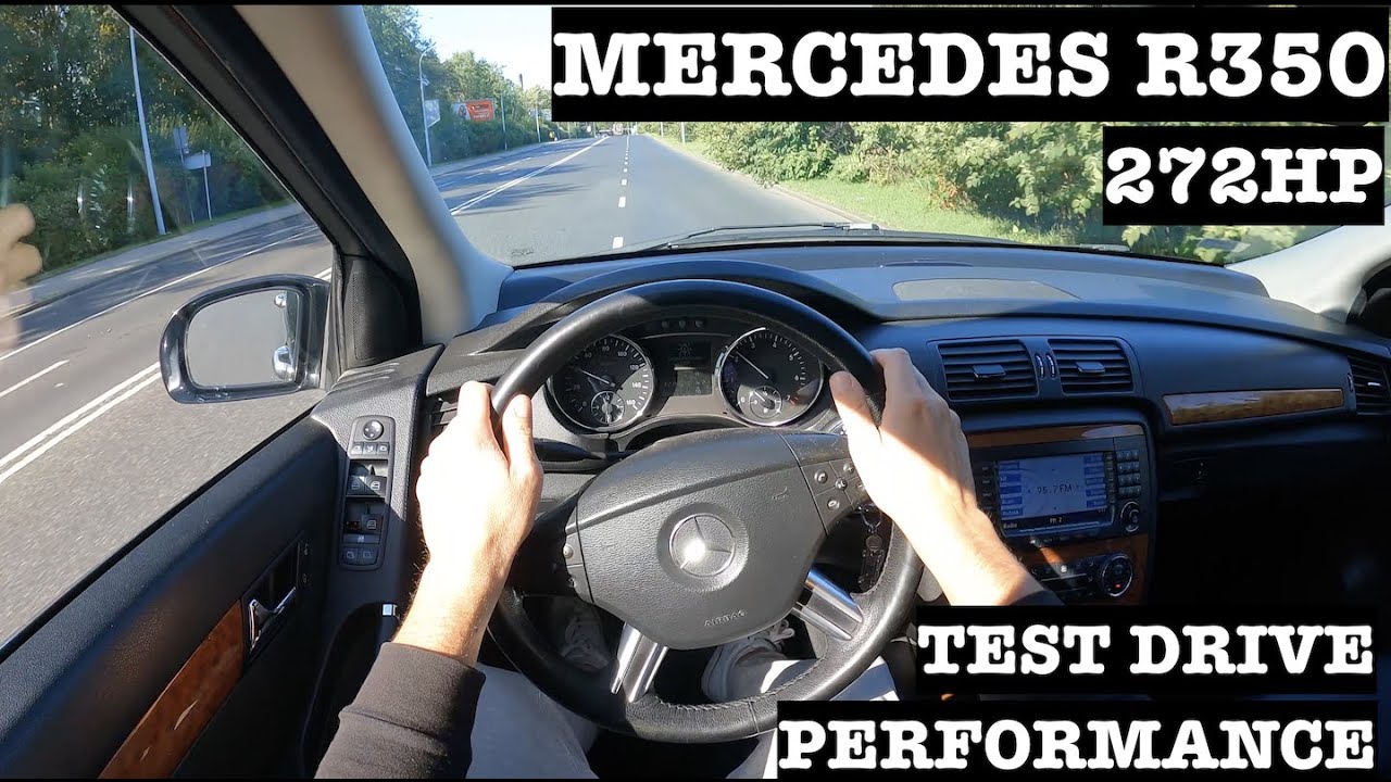 2007 Mercedes R Class 350 3.5 272HP | POV Test Drive | Fuel consumption | 0-100 | review
