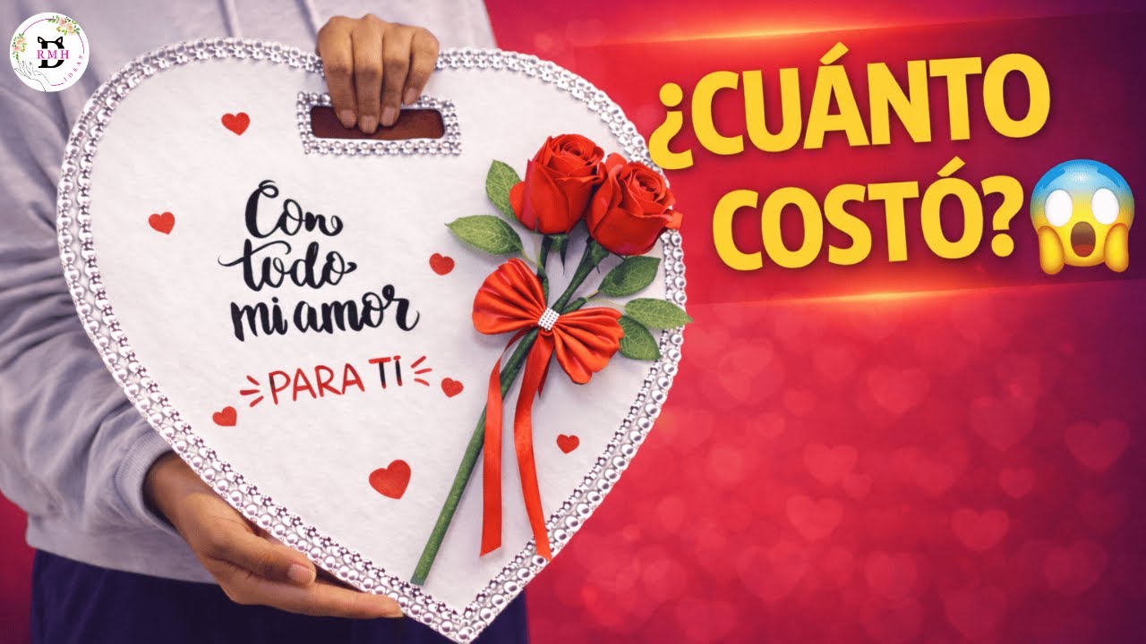 Cómo hacer un detalle económico para San Valentín 💝 | Regalo fácil, bonito y barato