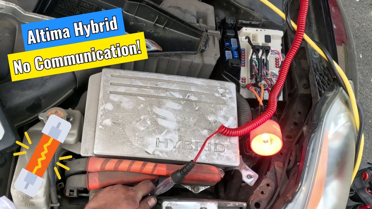 Nissan Altima Hybrid — диагностика не работает! / Нет связи!