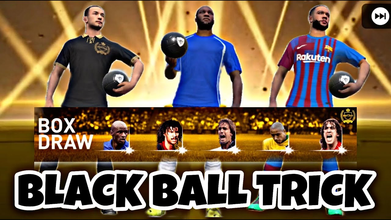 LEGENDS BLACK BALL TRICK IN LEGENDS WORLDWIDE CLUBS BOX DRAW || PES 2021 MOBILE