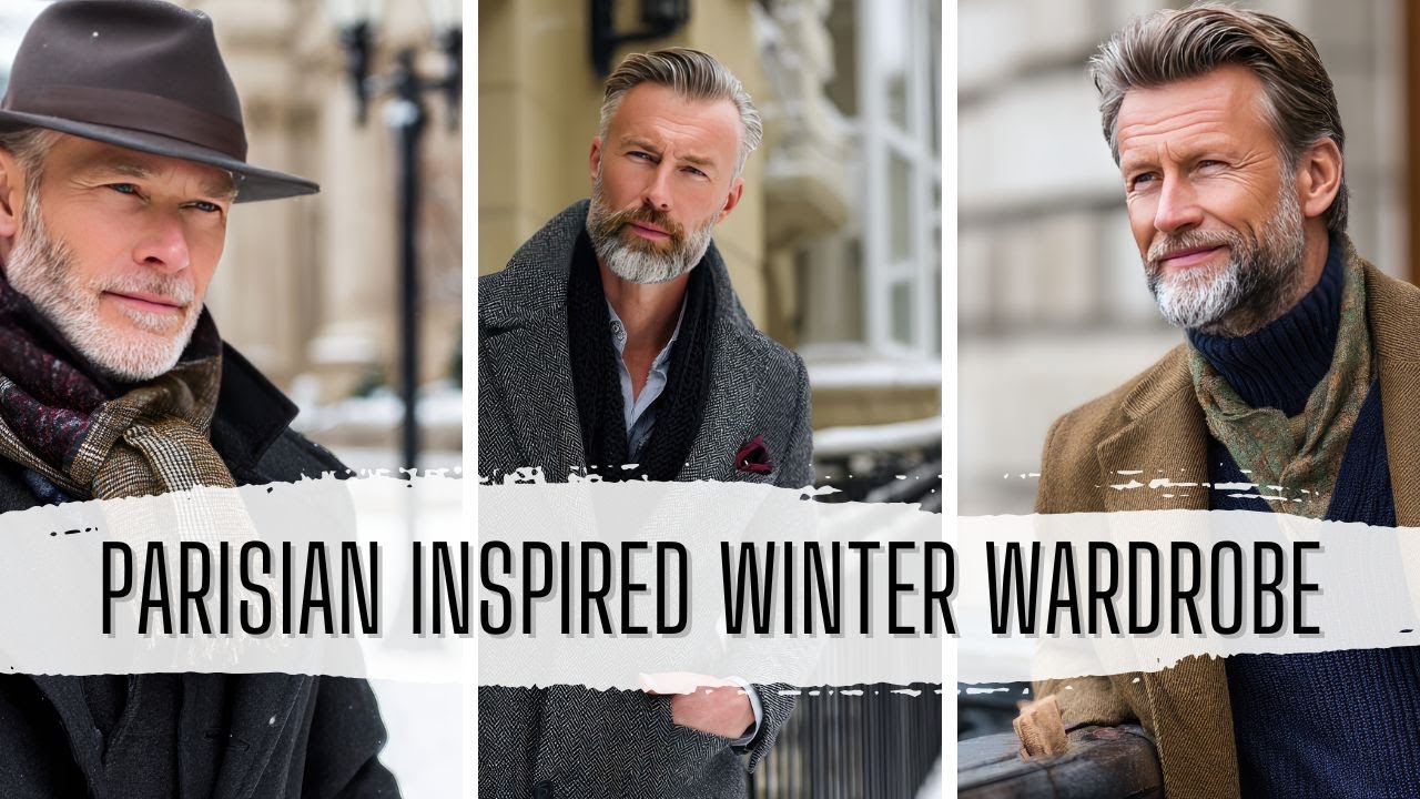 ❄️ Timeless Parisian-Inspired Luxury: Elevating Your Winter Wardrobe for Men 40+