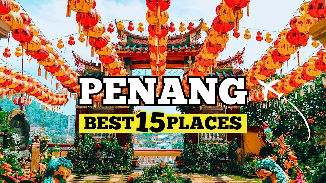 🇲🇾 15 главных достопримечательностей Пенанга! | Путешествия по Малайзии