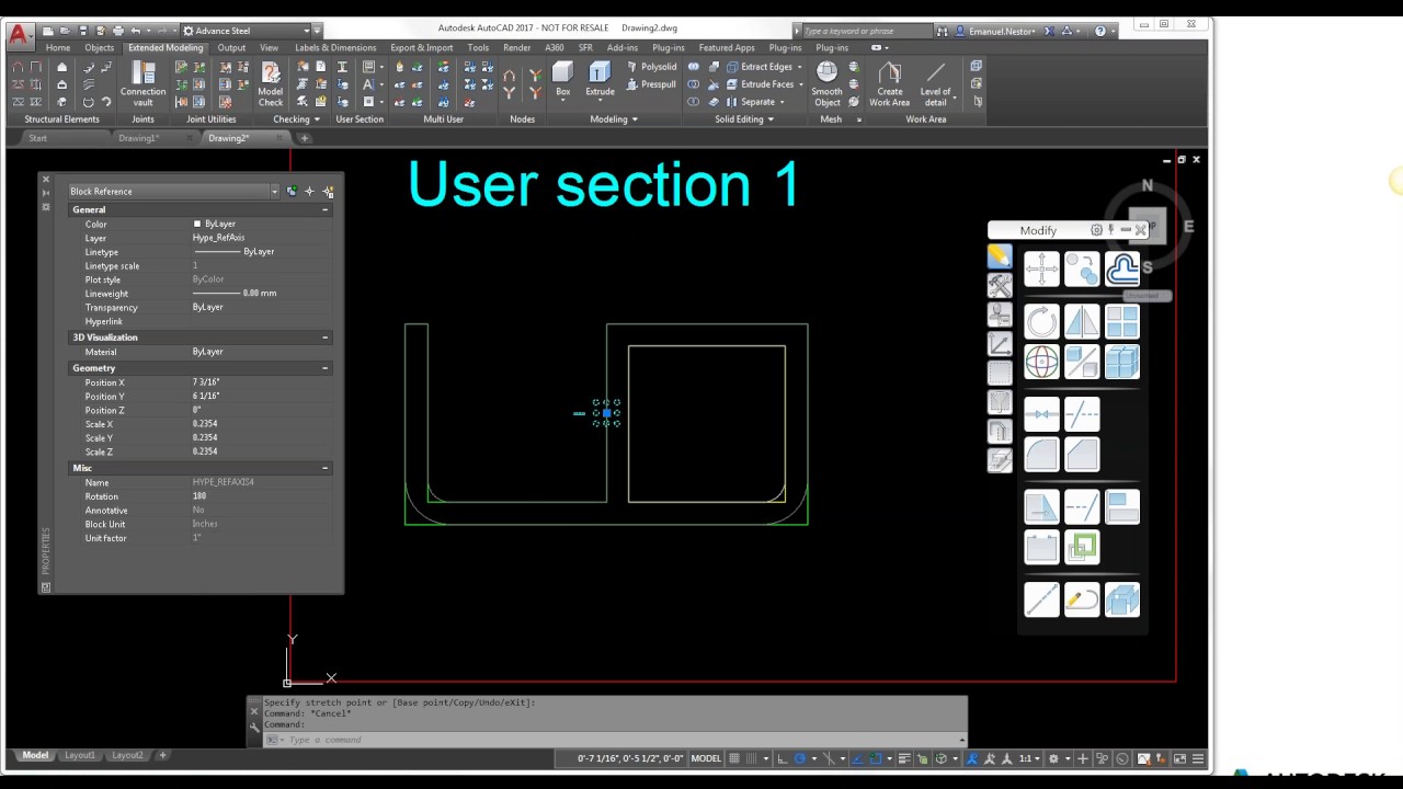 06. Build Your Advance Steel IQ - Customizing User Profiles in Advance Steel 2017