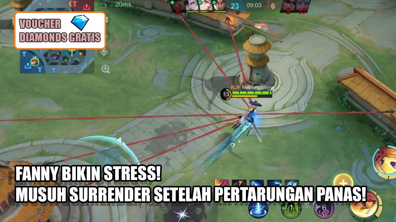 Fanny Bikin Stress! Musuh Surrender Setelah Pertarungan Panas!