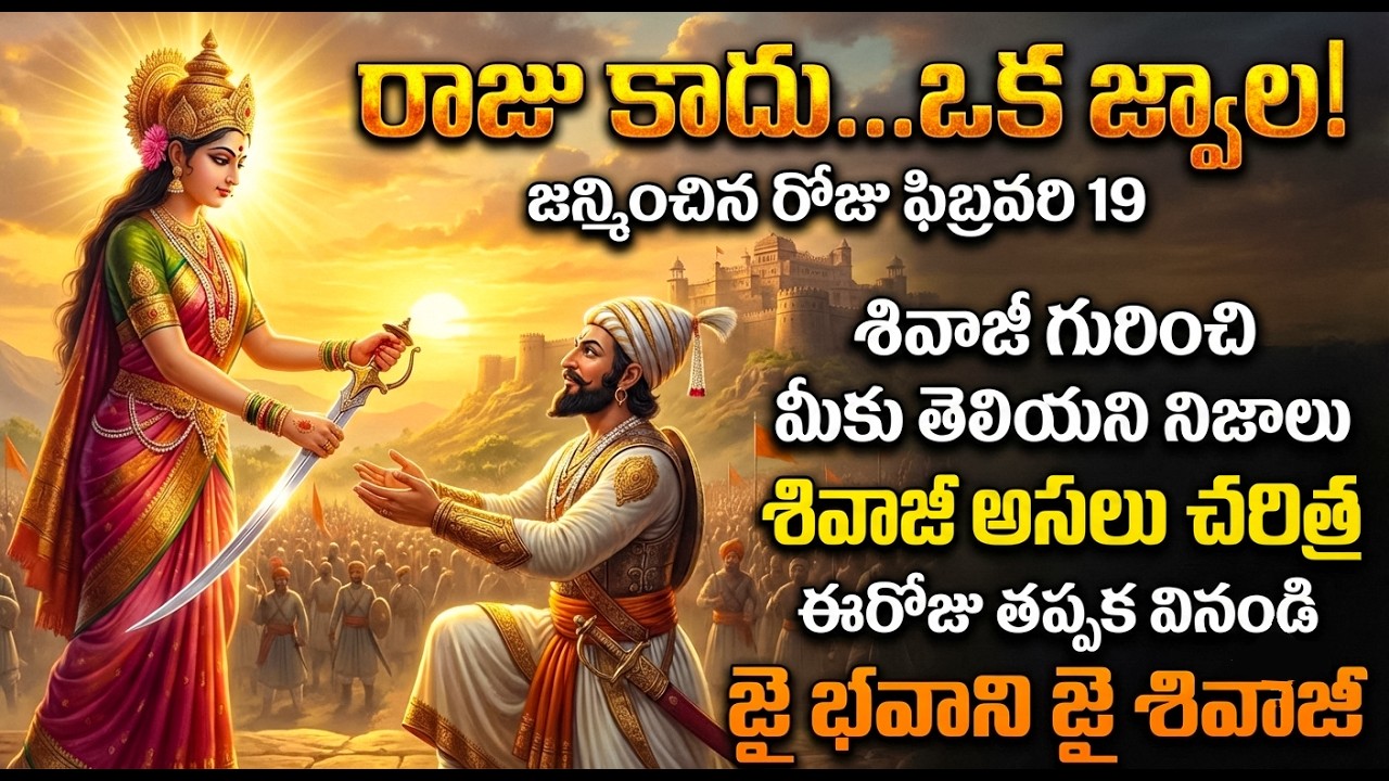 ఛత్రపతి శివాజీ అసలు కథ | Chatrapati Shivaji story  Telugu | 19 February   Chatrapati Shivaji Jayanti