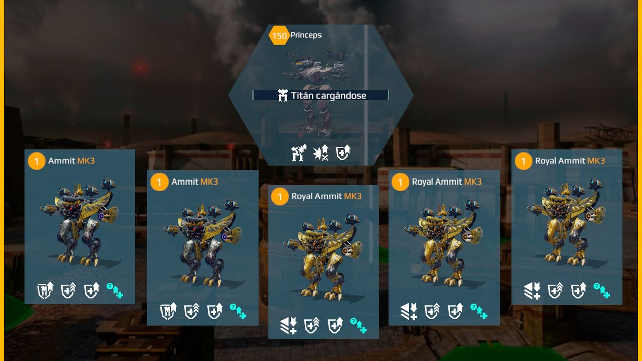 War Robots:🔥Новый мета-ангар обновления 11.7 | Новый робот Ammit, Hippo, Kroko Геймплей