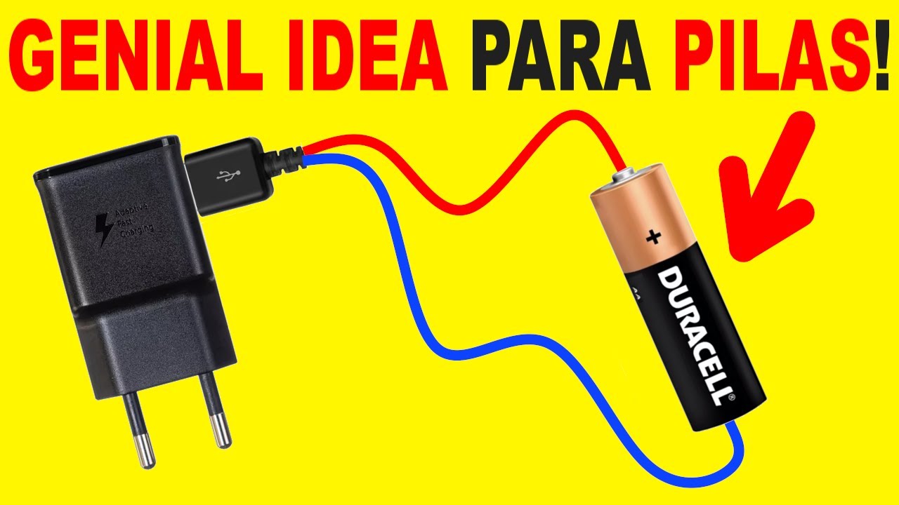 GENIAL IDEA PARA RECUPERAR BATERIAS!