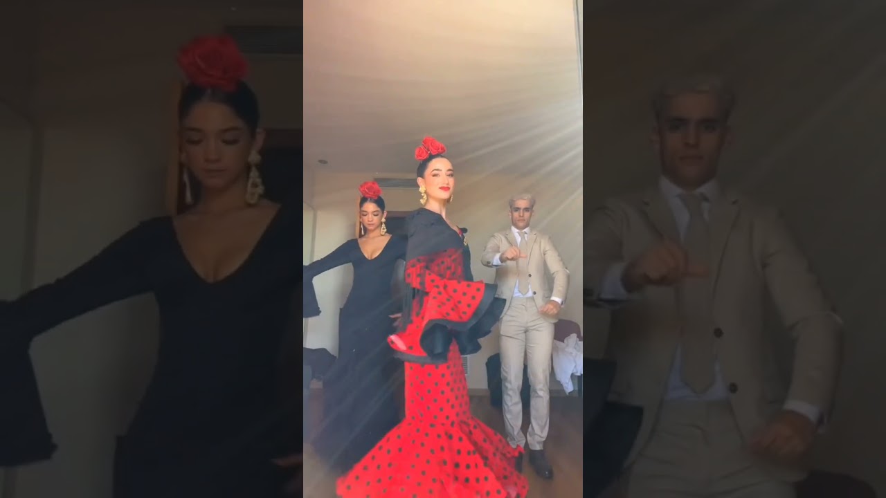 Sevillanas&nbsp;de triana. La Feria de Sevilla & Flamenco dance compilation. #tiktok #flamenco #spain