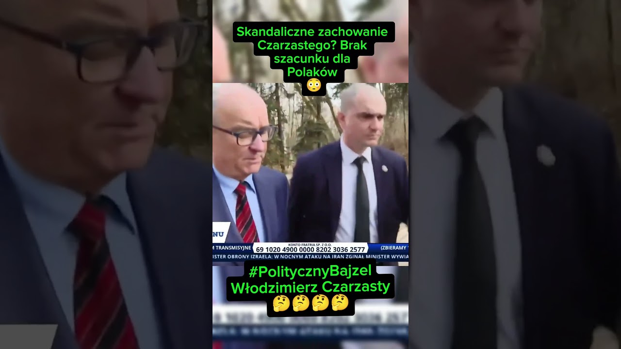 Skandaliczne zachowanie Czarzastego? Brak szacunku dla Polak&oacute;w 😳 #polityka