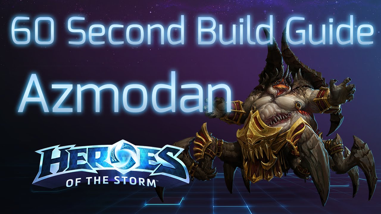 Heroes of the Storm: Azmodan - 60 Second Build Guide (Ranged Specialist)