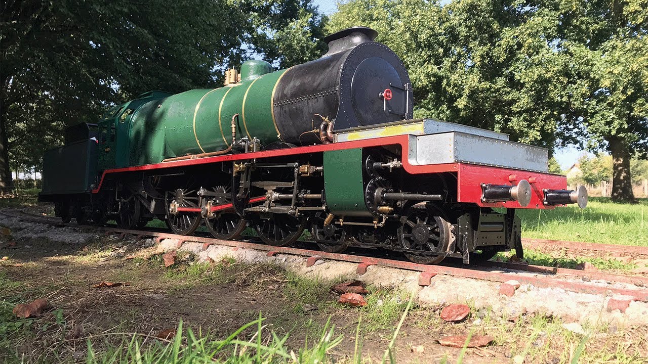 NMBS/SNCB type 10 - Livesteam locomotive: first trials PART 1