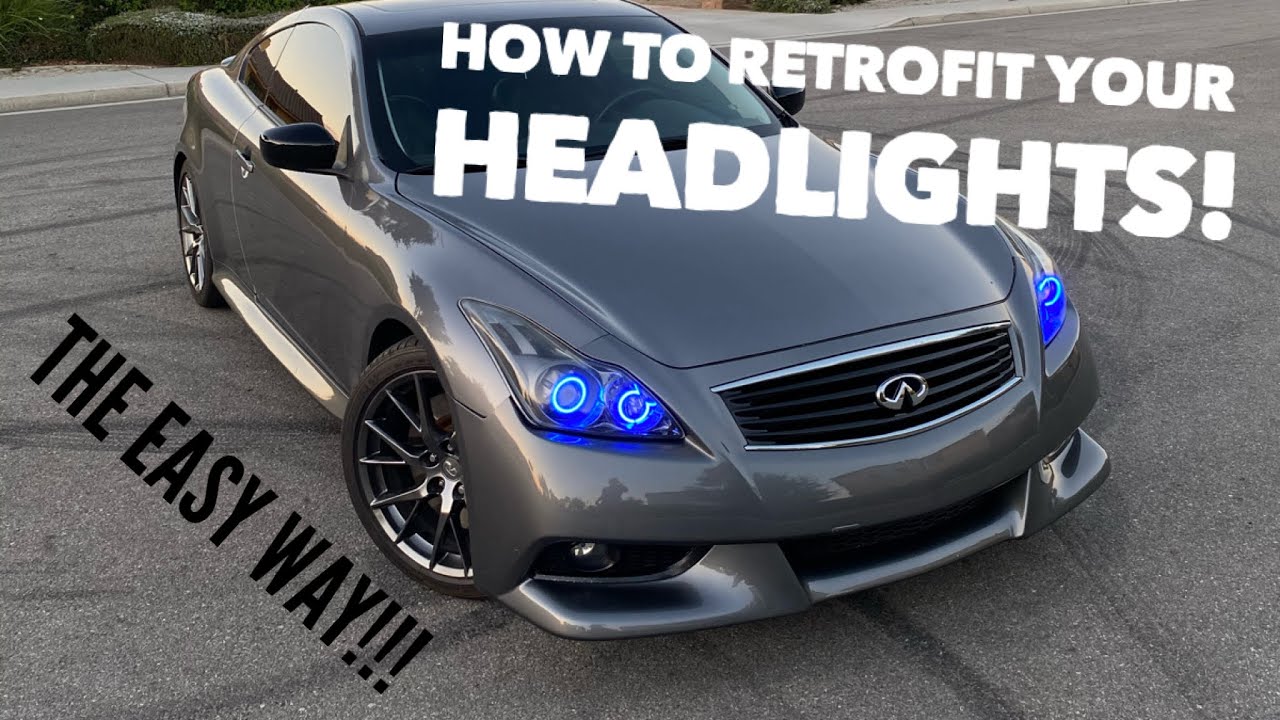 HOW TO RETRO-FIT INFINITI G37 IPL HEADLIGHTS