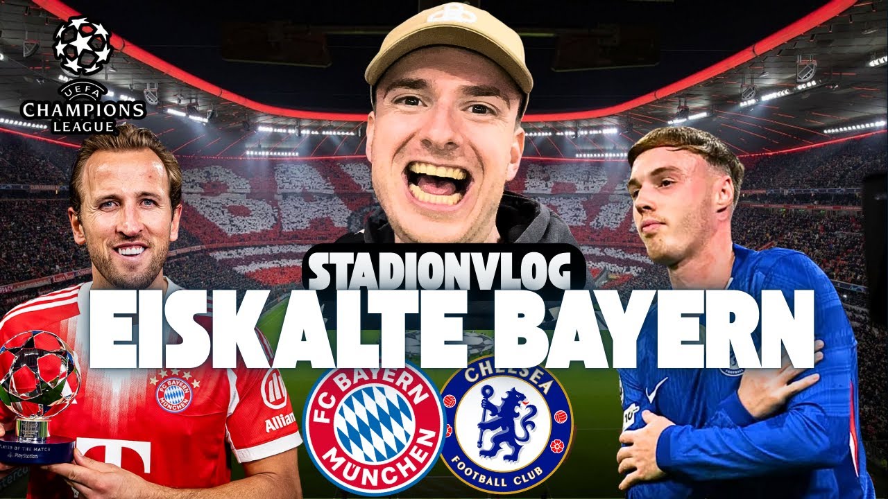 KANE DOPPELPACK! 🔥 FC Bayern 3:1 Chelsea | Champions League | Stadionvlog LUIS DIAZ & OLISE, PALMER