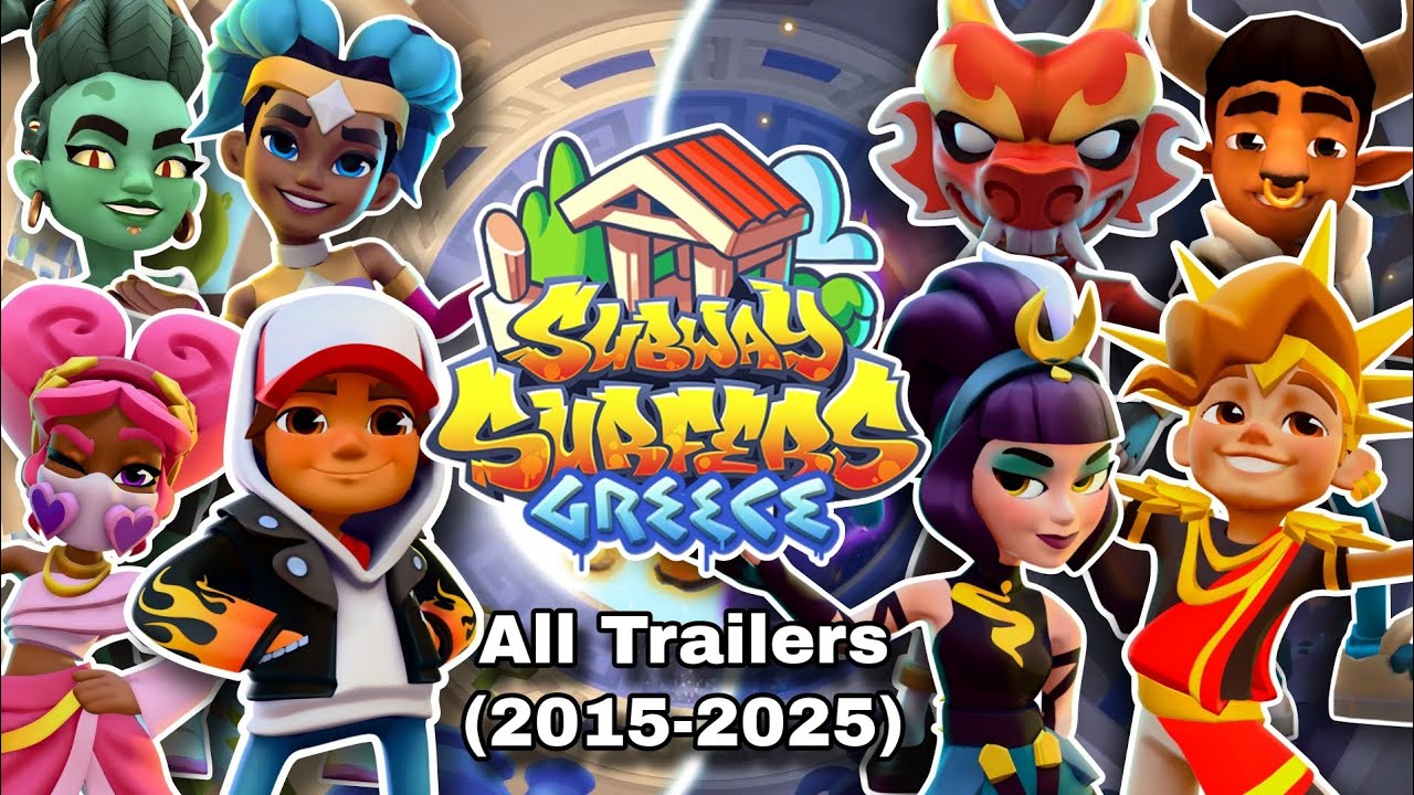 Subway Surfers Greece All Trailers (2015-2025)