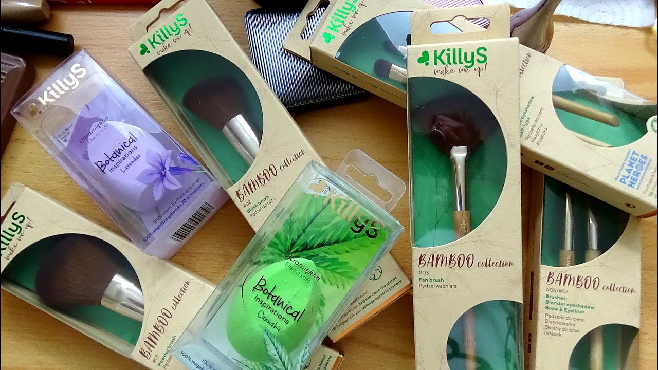 ☙ NOWOŚĆ!!! ☙ pędzle KILLYS ☙ BAMBOO Collection ☙ oraz gąbeczki BOTANICAL INSPIRATIONS ☙