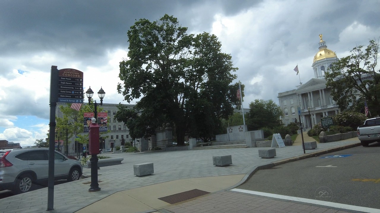 Concord, New Hampshire - [4K] Downtown Tour