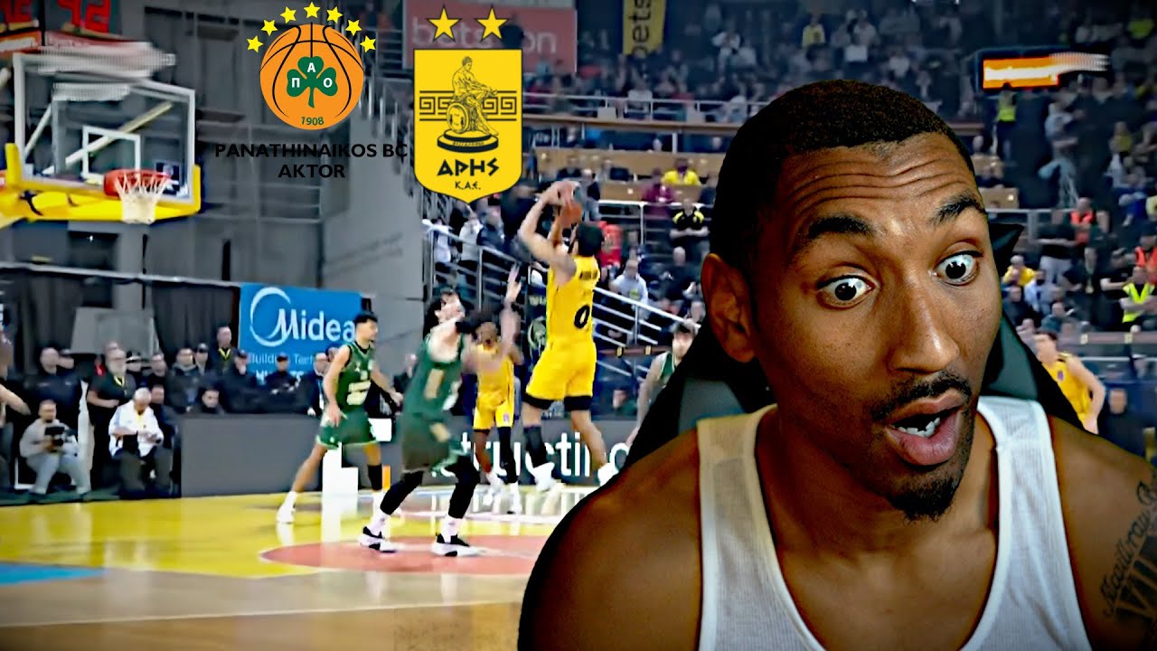 THIS GAME HAD THE ENERGY OF A DERBY! Panathinaikos vs Aris Thessaloniki Betsson! GBL Highlights