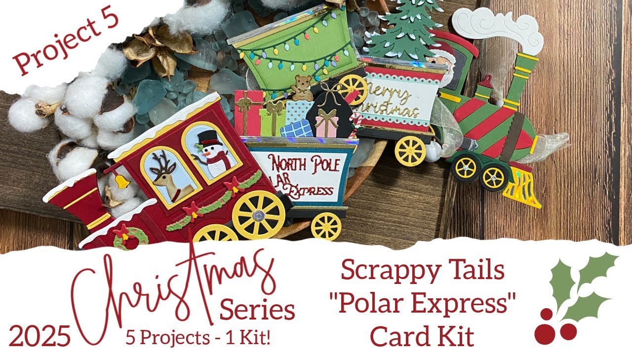Рождественская серия 2025 года с набором карт Polar Express от @scrappytailscrafts8732! | Проект №5.