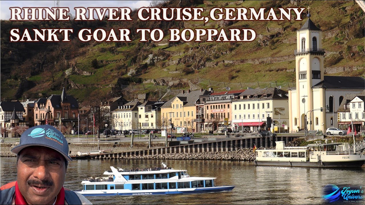 Rhine river cruise St. Goar to Boppard Germany