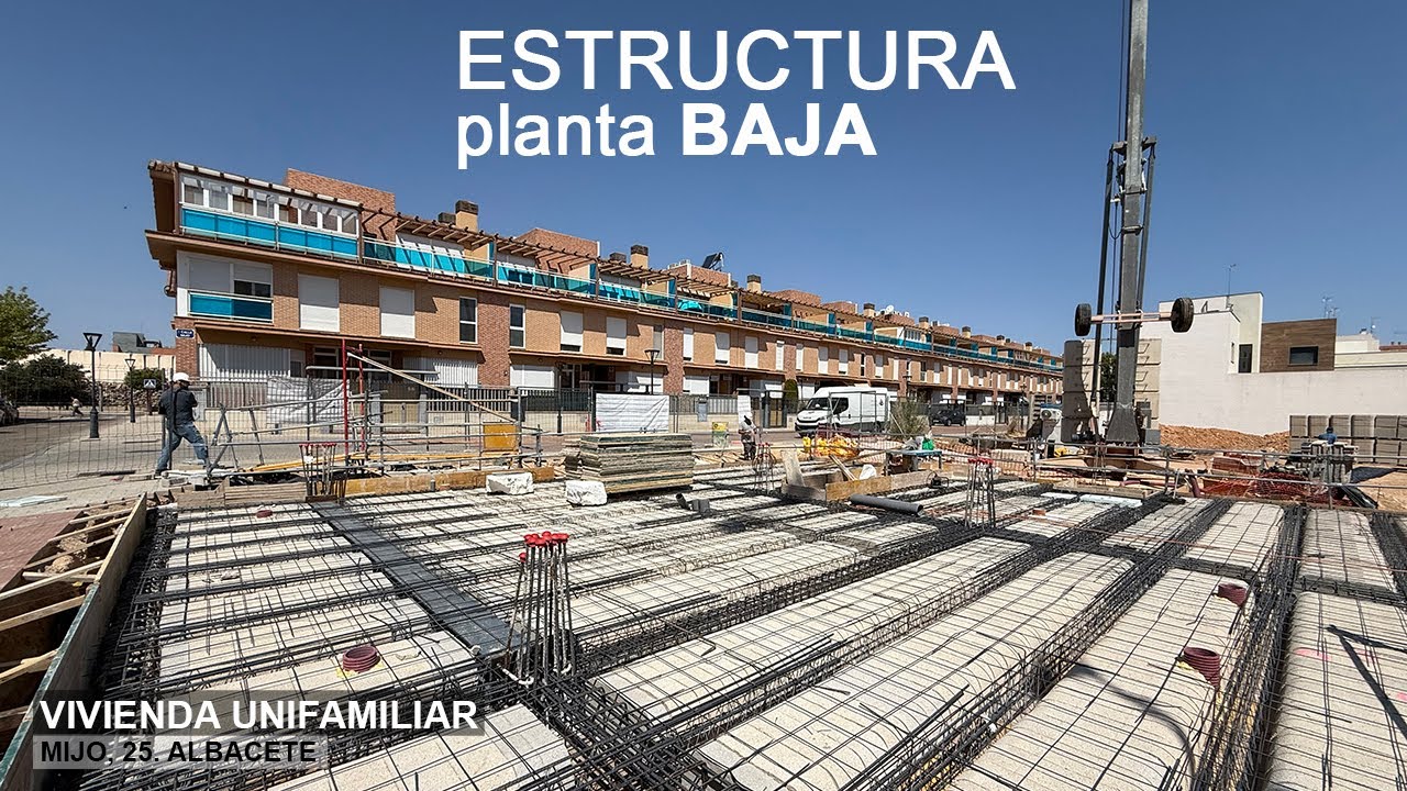 ESTRUCTURA FORJADO PLANTA BAJA | Mijo 25. Albacete | BERNALTE Arquitectura