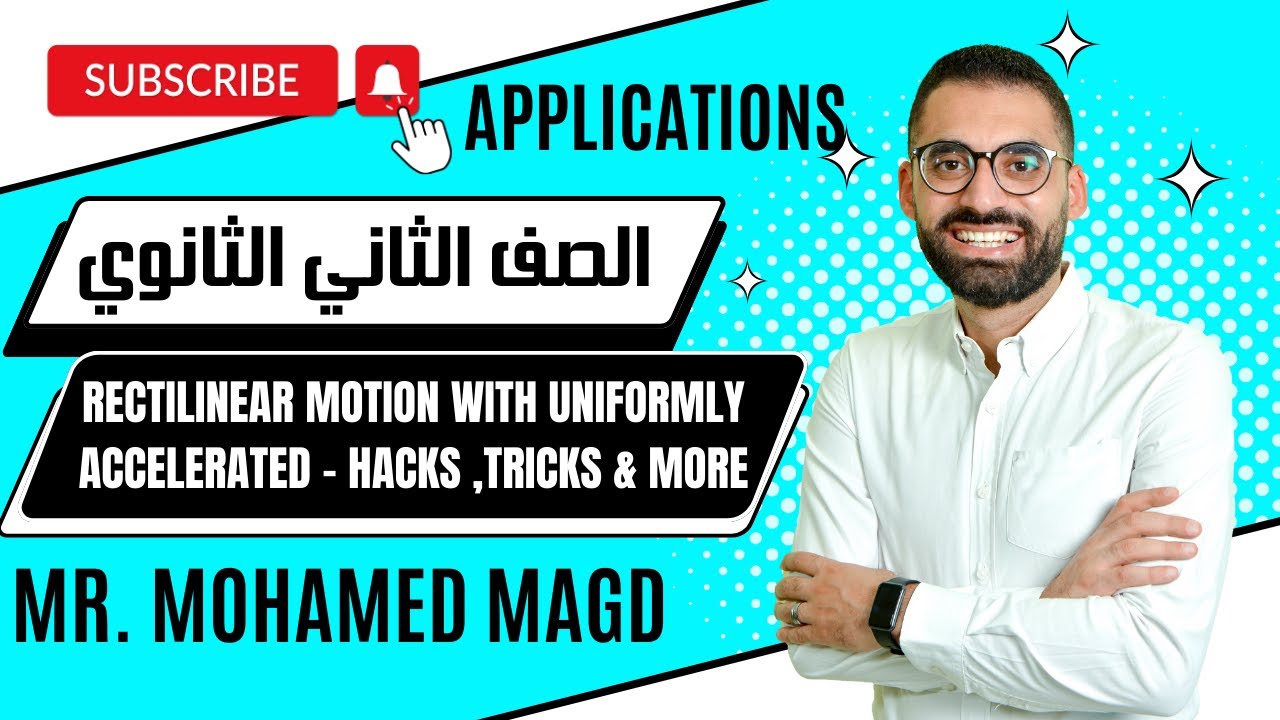 Secondary Two - Applications - Rectilinear Motion With Uniformly Accelerated  - Hacks ,Tricks & More