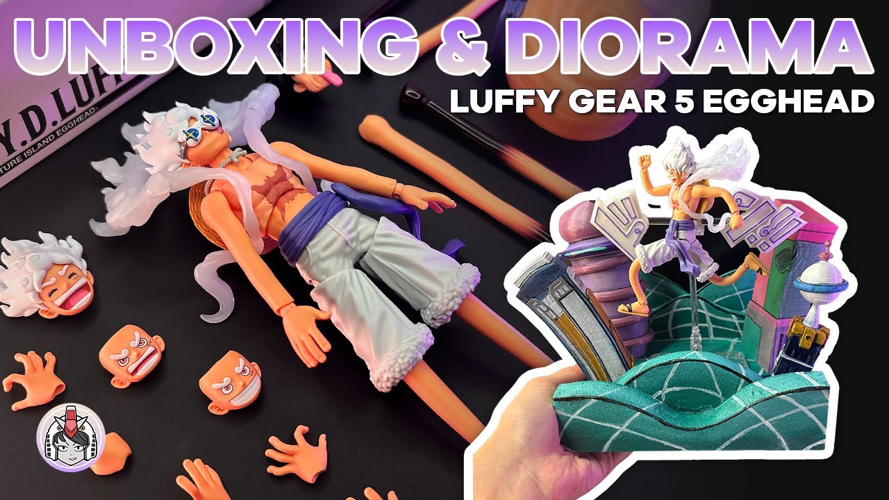Sun God Nika DIORAMA | Luffy Gear 5 Egghead Future Island S.H.Figuarts | Unboxing | ASMR | One Piece