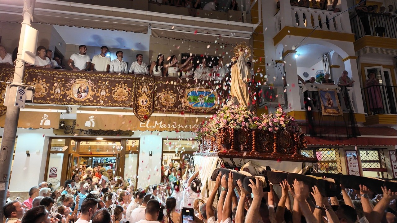 Procesión de la Virgen del Carmen // Calle Ancha Punta Umbría 2025   4K