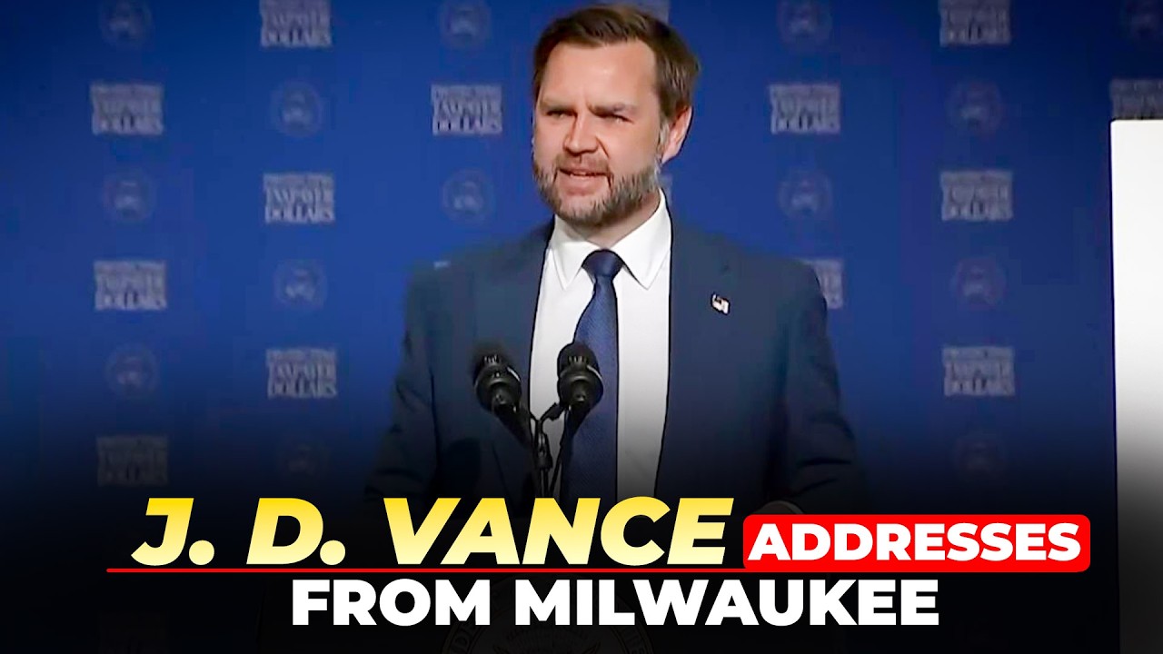 Watch: U.S. Vice President JD Vance Delivers Remarks in Milwaukee, Wisconsin