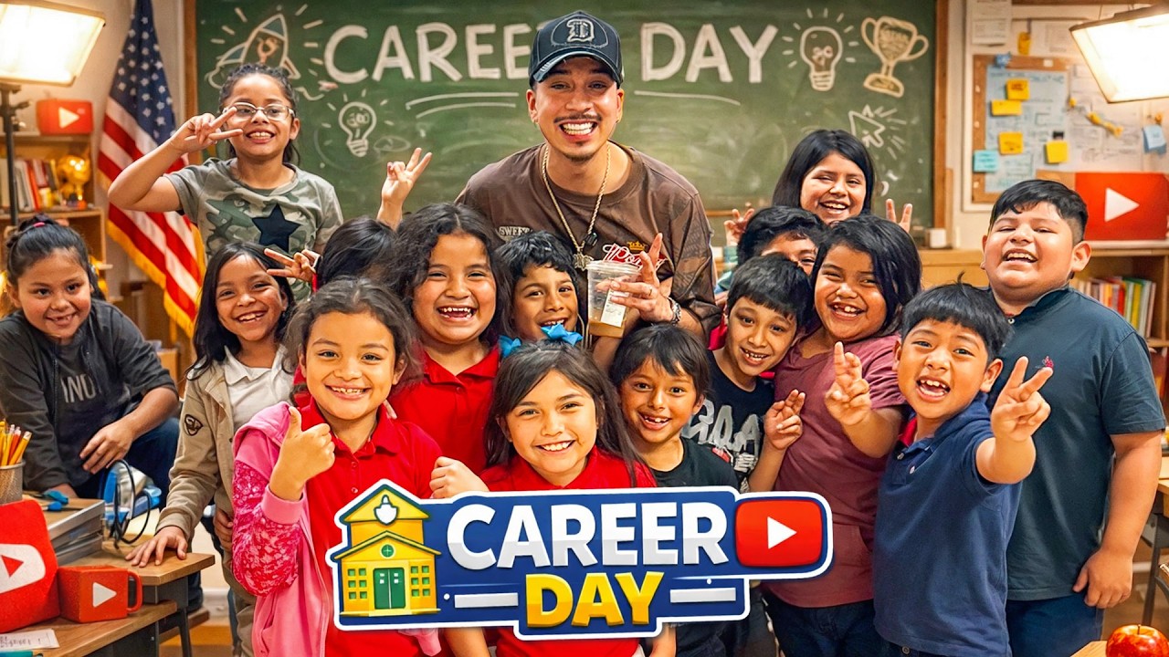 I SURPRISED AN ENTIRE SCHOOL FOR CAREER DAY!!! (Emotional)