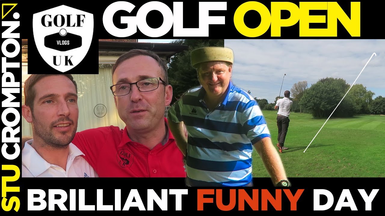 Golf vlogs uk open day, Hit with a golf ball, broken trolleys :)