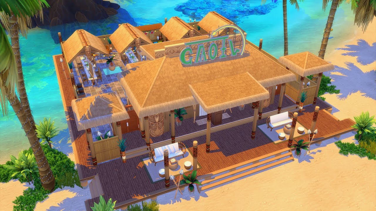 The Fakey Luau | Lilo and Stitch | - The Disney Save #88 | Sims 4 Speed Build