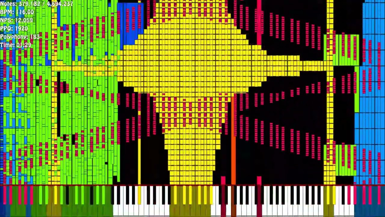 [Black MIDI] AJR - World's Smallest Violin | 4.6 Million Notes |