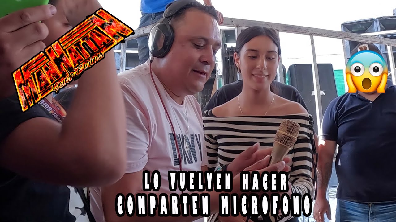 ASI LLEGARON ALA CENTRAL DE ABSTOS  COMPARTEN MICROFONO MANHATTAN Y SUS HIJA CUM. CONCESA MAYO 24