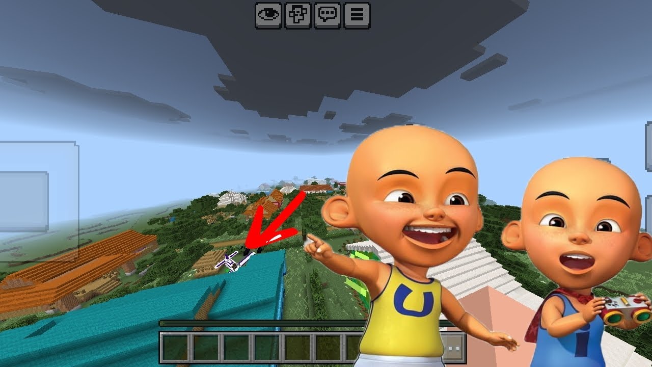 Upin Ipin di tinggal mudik satu kampung!!