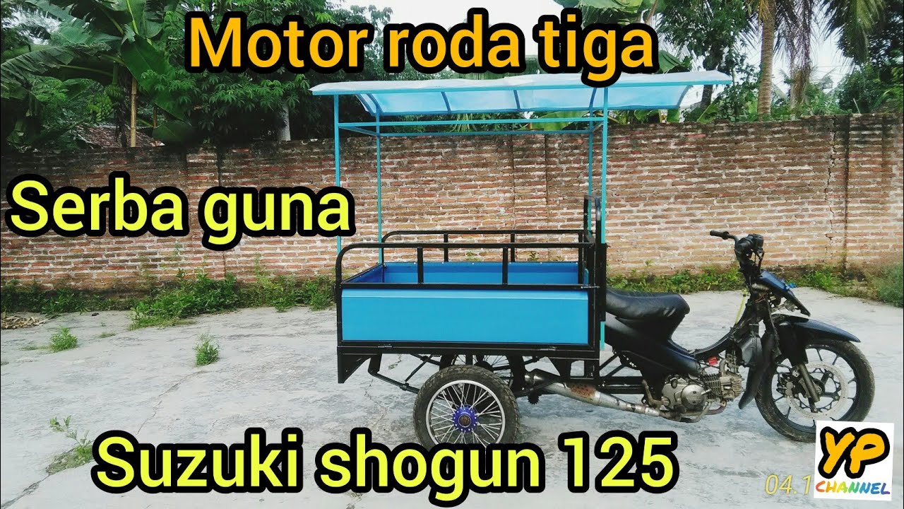Modifikasi motor roda tiga suzuki shogun 125